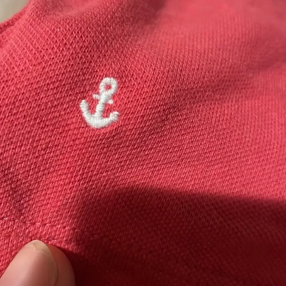 Ralph Lauren 4t washed red white anchor embroidered pull-on short nwot stretchy